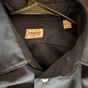 Armani Collezioni Gray Shirt